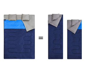 <span class=keywords><strong>Sac</strong></span> <span class=keywords><strong>de</strong></span> <span class=keywords><strong>couchage</strong></span> chauffant matelassé imperméable pour la marche et le camping, double couche, <span class=keywords><strong>0</strong></span> <span class=keywords><strong>degré</strong></span>, avec un design épuré - Product Image 2
