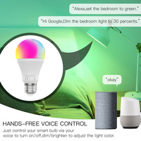 Ampoule intelligente sans fil WIFI ZIGBEE nouvelle conception 2024, 900lm, réglage de la couleur Tuya pour les kits et systèmes de maison intelligente