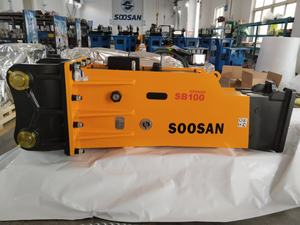 Venta caliente en 2025, modelo silencioso SB100 de la marca Soosan, diámetro de la varilla de perforación 150mm - Product Image 3