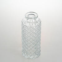 Salle de fleurs en céramique décorative de luxe 200ml pour diffuseur de roseaux bouteilles en verre transparent quantité minimale de commande 100 pièces