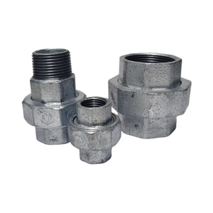 Raccord <span class=keywords><strong>conique</strong></span> droit en fonte malléable à connexion filetée de type lourd FM UL <span class=keywords><strong>BSP</strong></span> NPT, raccord en laiton à siège plat pour tuyaux - Product Image 1