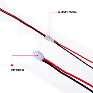 Micro J S T Ph 2.02ピンコネクタプラグオスメスシリコンケーブルワイヤーハーネス100mm24awg - Product Image 4