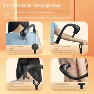 Senza fili motore Brushless pistola massaggio 5 teste di massaggio funzione musicale Cordless Robot dispositivo per l'applicazione del corpo guanti a forma di - Product Image 4