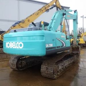 Excavatrice Kobelco Sk200 d'occasion de 20 tonnes en bon état avec moteur, boîte de vitesses, pompe testée et inspectée en vente - Product Image 3