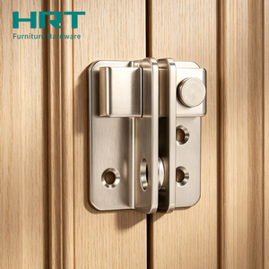 Pestillo <span class=keywords><strong>de</strong></span> Seguridad con Cerradura <span class=keywords><strong>de</strong></span> Acero Inoxidable Cepillado para Gabinetes, Armarios y Muebles - Product Image 3