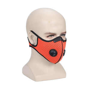 Masker Setengah Wajah Anti Debu untuk Bersepeda dan Ski di Luar Ruangan, Bahan Neoprene dengan Jaring Karbon Aktif, Pelindung Sinar Matahari untuk Olahraga - Product Image 4