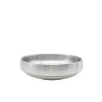 Plats à condiments en acier inoxydable 304 poli, motif personnalisable, lot de 100 pièces, durables, écologiques, pour la maison, le restaurant, les mariages