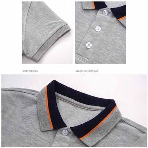 Confortable 95% coton 5% Spandex 250gsm enfants polo à manches courtes personnalisé Logo Design décontracté école uniforme tricoté - Product Image 5