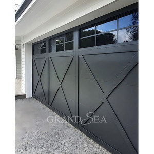 <span class=keywords><strong>Porte</strong></span> <span class=keywords><strong>de</strong></span> garage <span class=keywords><strong>sectionnelle</strong></span> traditionnelle <span class=keywords><strong>de</strong></span> style <span class=keywords><strong>grange</strong></span>, en aluminium, à traverse en X, <span class=keywords><strong>porte</strong></span> <span class=keywords><strong>de</strong></span> garage à chariot, <span class=keywords><strong>porte</strong></span> <span class=keywords><strong>de</strong></span> garage à ouverture verticale - Product Image 2