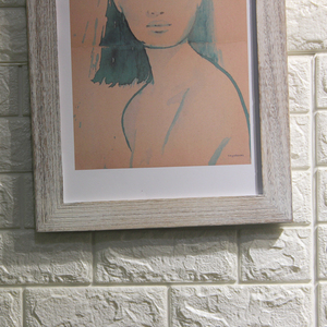 Póster de madera blanco desgastado personalizado de alta calidad, marcos de fotos <span class=keywords><strong>11x17</strong></span>, exhibición de fotos colgante, decoración de pared elegante para el hogar - Product Image 4