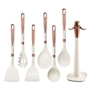 Hot Selling Kitchen Accessories Set Cooking Tools Kitchen Utensil Set Kitchenware Set with Storage Rack - Product Image 3