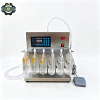 Machine de remplissage semi-automatique réglable de haute précision pour sachets souples à bec verseur en acier inoxydable pour boissons