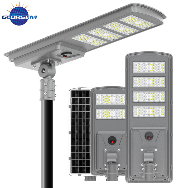 100W 200W 300W Powerful Solar Street Light Rural Garden Motion Sensor IP65waterproof Outdoor All-in-one LED Solar Street Light