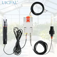 Módulo Sensor de Calidad del Agua 5 en 1 (PH, EC, Temperatura, Salinidad, TDS) con Pantalla, Transmisor de Monitoreo 0-20000uS/cm, RS485, 4-20mA, DIP