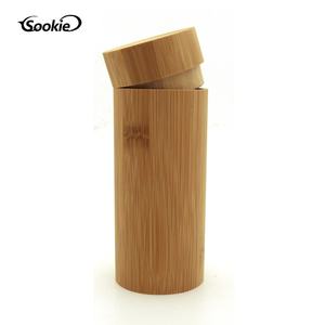 Vente en gros Fabricant Stock Etui à lunettes en <span class=keywords><strong>bois</strong></span> bambou vintage écologique Etui à cylindre en <span class=keywords><strong>bois</strong></span> naturel Logo gravé - Product Image 2