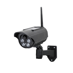 <b>Solar</b> <b>Powered</b> Outdoor Fake Surveillance Camera With Led Light Source And Human Body Induction Lighting - Product Image 1