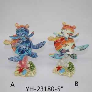 Figuras de Tortuga en una Variedad de Estilos Colección de Figuritas de Tortugas con Forma de Letra con Temática Marina - Product Image 2