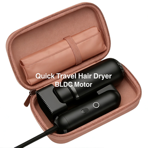 Portable Mini Travel 1200W Foldable High Speed BLDC Small Size Brushless Motor Compact Hair <b>Dryer</b> for Compact & Lightweight - Product Image 1