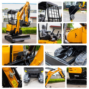Mini-chargeuse compacte sur chenilles HTC24 pour la construction, les travaux de génie civil et l'aménagement paysager - Product Image 6