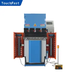 Touchfast rem tekan Cnc mesin Bending OK logam, mesin rem tekan Mini Stainless Steel baja tahan karat pelat benok hidrolik