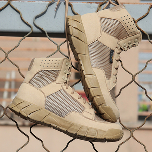 Fabricantes de zapatos personalizados, zapatos deportivos cómodos de malla transpirable para hombres, <span class=keywords><strong>botas</strong></span> tobilleras para senderismo en el desierto, <span class=keywords><strong>botas</strong></span> tácticas antideslizantes - Product Image 5