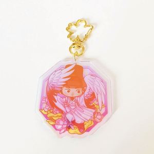 Custom Picture Promotional Epoxy Acrylic Heart Shape Keychain With Uv Printing logo - Product Image 4