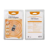 Adaptor Nirkabel Mini USB Internal Kecepatan 600Mbps untuk Windows 7/8/11 Tersedia