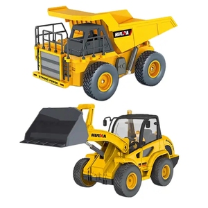 Huina 1515 1:24, kontrol jarak jauh sembilan saluran + 2023 bulldoser - Product Image 1