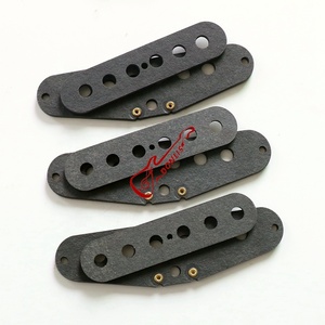 Placa Base de Fibra Negra Donlis para Pastillas de Bobina Simple de Guitarra ST con Espaciado de Cuerdas de 48/50/52 mm - Product Image 4
