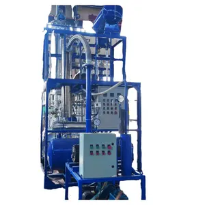 L'impianto di distillazione di purificazione ha utilizzato la raffinazione dell'olio al purificatore di riciclaggio dell'olio nero dei rifiuti della macchina del gasolio