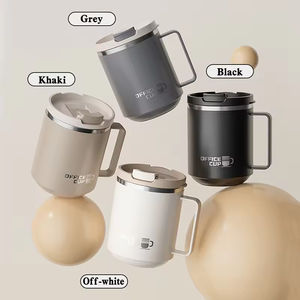 Tazas Personalizadas de 500 ml, Tazas de Viaje Aisladas al Vacío, Taza de Café de Acero Inoxidable 304 con Tapa - Product Image 5