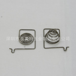 Stainless Steel Irregular Spring Clip Double Torsion Spring For Car Shenzhen Manufacturer Custom Shape Precision Spring - Product Image 1