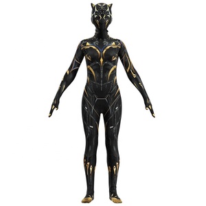 Disfraz de Cosplay de Pantera Negra Shuri de <span class=keywords><strong>Marvel</strong></span>, Traje de Cuerpo Entero para Halloween, Pantera Negra de Wakanda para Siempre - Product Image 3