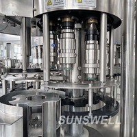 Ligne de production d'embouteillage d'eau Sunswell de haute qualité pour 24000 BPH