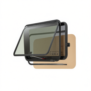 หน้าต่างภายนอกรถบ้าน RV ขนาด 36 x 22 นิ้ว แบบดันออกฉุกเฉิน พร้อมมุ้งลวด ติดตั้งด้านข้าง กันน้ำ ใช้งานด้วยมือ - Product Image 1