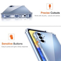 Coque Antichoc Transparente pour Samsung Galaxy S25 A55 A54 5G A15 A35 A25 A34 A14 A24 A33 A53 A13 A32 A73 A52 A51 A12 A16