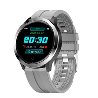 Montre connectée sportive F68 IP67 étanche avec écran tactile TFT de 1,3 pouce, moniteur de fréquence cardiaque et d'oxygène sanguin, suivi d'activité physique, autonomie de 20 à 30 jours