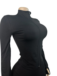 Nuevos Conjuntos de 3 Piezas para Mujer Chaqueta Corta+Diadema+Pantalones Largos Tipo Chándal Casual para Correr Ropa de Mujer - Product Image 6