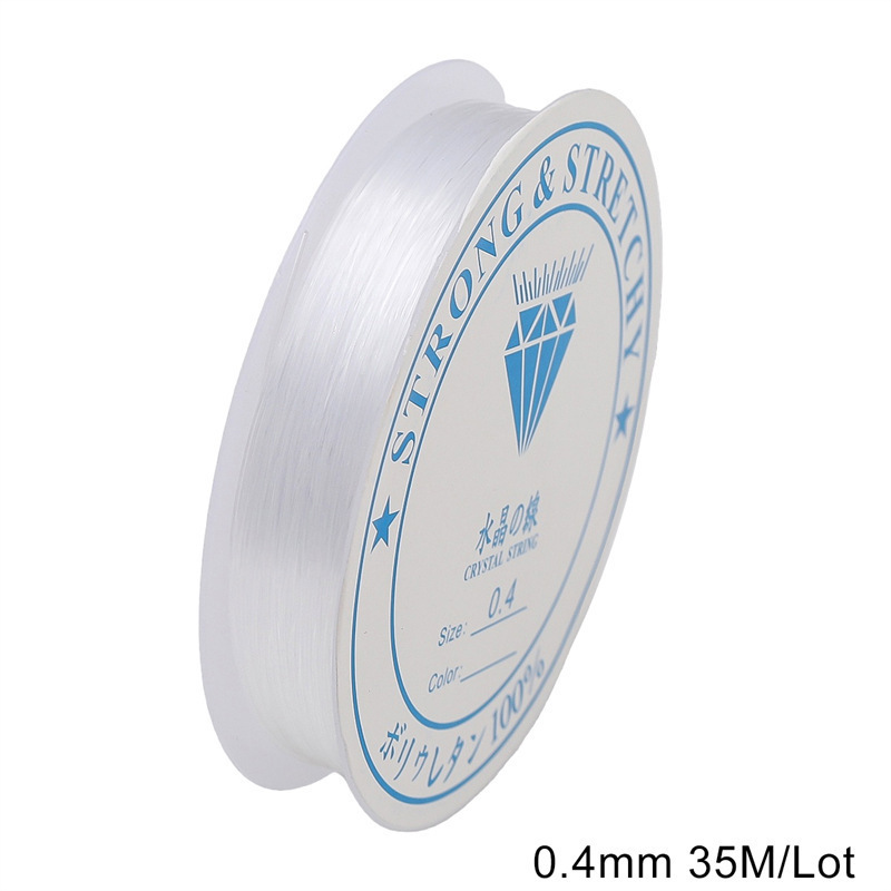 0,4 mm d'épaisseur, blanc transparent, environ 35 mètres en rouleau.