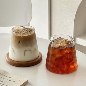 Vaso de Vidrio para Café Estilo Japonés Monte Fuji, de Borosilicato, para Bebidas Frías, Diseño Moderno de Una Sola Capa, para Hogar u Oficina - Product Image 2