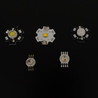Módulo de Placa PCB LED Estrella de Alta Potencia 1W 3W 5W 9W Azul/Rojo con Alto CRI 70, Muestra Gratuita, para Linterna, Foco y Luz de Escenario