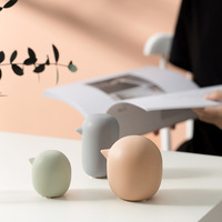 Ornements d'oiseaux en céramique modernes, artisanat en céramique, forme irrégulière, ensemble multi-pièces pour chambres, salons, anniversaires, maison