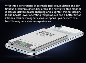 <span class=keywords><strong>Batterie</strong></span> <span class=keywords><strong>externe</strong></span> magnétique sans fil 20W, créative et portable, 10000 mAh, charge rapide, <span class=keywords><strong>batterie</strong></span> <span class=keywords><strong>externe</strong></span> en alliage d'aluminium avec support - Product Image 4