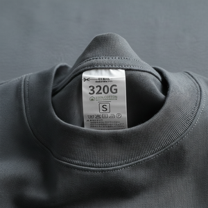 Fabricant de vêtements personnalisé 320g 100% coton T-shirt épais T-shirts vierges unis pour hommes - Product Image 1