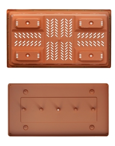 Grand pot de fleurs rectangulaire en plastique pour jardin, <span class=keywords><strong>jardinière</strong></span> pour légumes, pots de <span class=keywords><strong>balcon</strong></span>, jardinières murales d'extérieur avec trous de drainage pour balustrade - Product Image 2