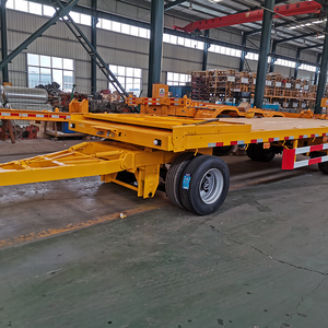 Remorque à plateau tournant TONGYA / Remorque complète de 20 pieds avec construction en acier au carbone, charge utile de 60 tonnes <span class=keywords><strong>pour</strong></span> freins - Product Image 4