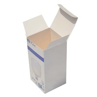 Boîte d'emballage en carton d'ampoule à LED imprimée sur mesure Boîte de papier laminé mat pour lampe à LED Différents poids disponibles