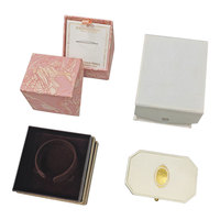 Boîte à bijoux en papier recyclable personnalisée en usine, boîte à bracelet, collier, bague, boucles d'oreilles, emballage en pulpe durable, boîte cadeau