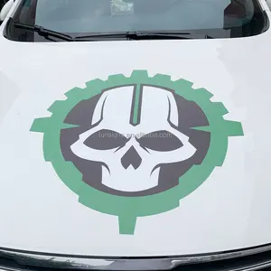 Ímãs de logotipo decorativos de grande tamanho, sinais magnéticos flexíveis impressos personalizados para caminhão de carro