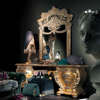 Mobilier de chambre à coucher européen de luxe Ensemble de lit rétro en bois massif sculpté King-Size Tissu de style palais français pour la maison et les hôtels